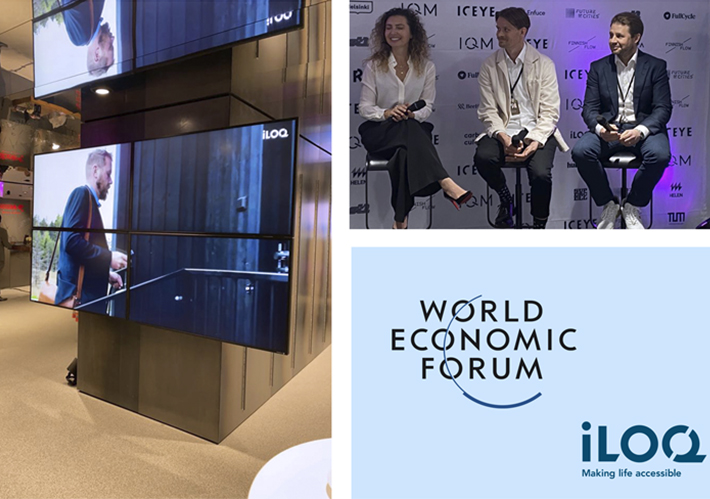 Foto iLOQ’s commitment to sustainability is demonstrated at the World Economic Forum.